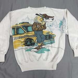 Vintage 1980's‎ Walt Disney Goofy Taxi Crewneck Size M